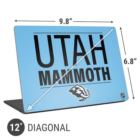 NHL Utah Mammoth Line-Up Series Universal Laptop 12in (9.8 x 6.8in) Skin